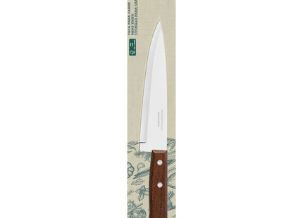 Cuchillo para Pescado y Cocina Tramontina Dynamic con Lámina de Acero Inoxidable y Mango de Madera Natural 7"
