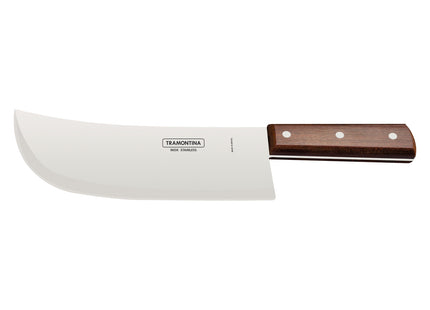 Hachuela Tramontina con Lámina de Acero Inoxidable y Mango de Madera 9"