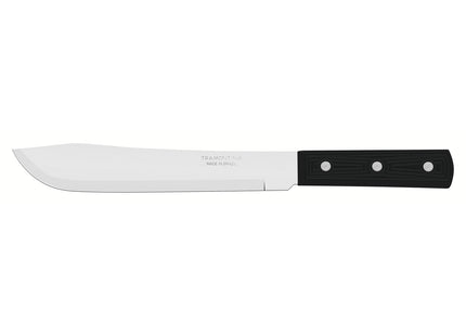 Cuchillo para Cocina Tramontina Plenus con Lámina en Acero Inoxidable y Mango de Polipropileno Negro 8"