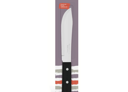Cuchillo para Cocina Tramontina Plenus con Lámina en Acero Inoxidable y Mango de Polipropileno Negro 6"