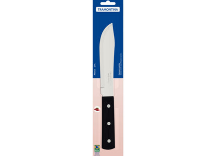 Cuchillo para Cocina Tramontina Plenus con Lámina en Acero Inoxidable y Mango de Polipropileno Negro 6"