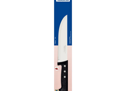 Cuchillo para Cocina Tramontina Plenus con Lámina en Acero Inoxidable y Mango de Polipropileno Negro 7"