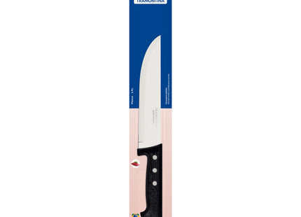 Cuchillo para Cocina Tramontina Plenus con Lámina en Acero Inoxidable y Mango de Polipropileno Negro 7"