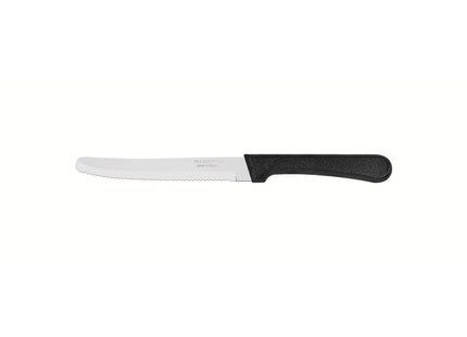 Cuchillo para Frutas Tramontina Plenus con Lámina en Acero Inoxidable y Mango de Polipropileno Negro 5"