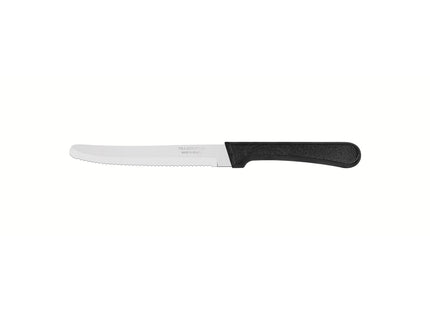 Cuchillo para Frutas Tramontina Plenus con Lámina en Acero Inoxidable y Mango de Polipropileno Negro 5"