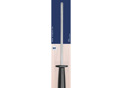 Afilador Estriado Tramontina Plenus con Eje en Acero Carbono y Mango de Polipropileno Negro 8"