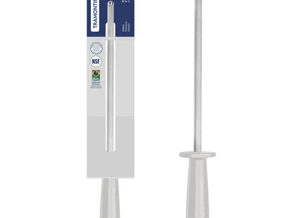 Chaira Tramontina Premium con Alma de Acero al Carbono Revestida de Cromo Duro y Mango de Polipropileno Blanco 8"