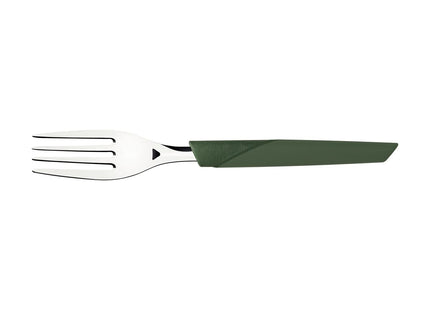 Tenedor de Mesa Tramontina LYF con Lámina de Acero Inoxidable y Mango de Polipropileno PCR Verde Naturaleza
