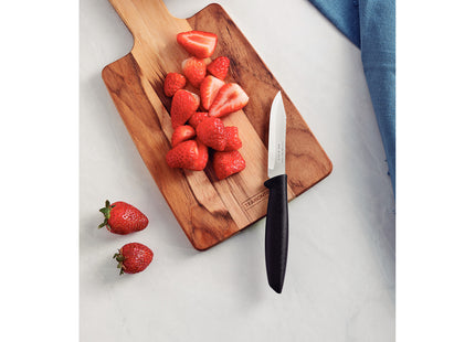 Cuchillo para Legumbres y Frutas Tramontina Plenus con Lámina en Acero Inoxidable y Mango de Polipropileno Negro 3"
