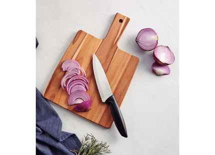 Cuchillo Chef Tramontina Plenus con Lámina en Acero Inoxidable y Mango de Polipropileno Negro 6"