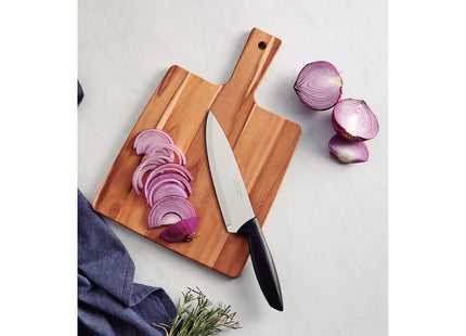Cuchillo Chef Tramontina Plenus con Lámina en Acero Inoxidable y Mango de Polipropileno Negro 7"