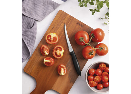 Cuchillo para Tomate Tramontina Plenus con Lámina en Acero Inoxidable y Mango de Polipropileno Negro 5"
