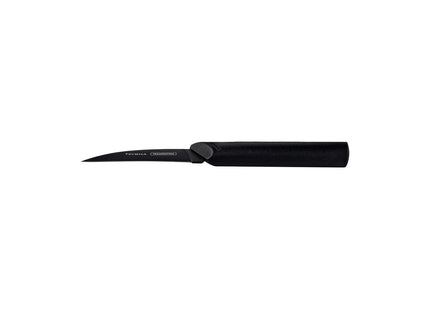 Cuchillo para Tornear Tramontina Nygma con Lámina de Acero Inoxidable y Mango de Polipropileno Texturizado Negro 3"