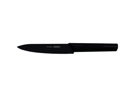 Cuchillo Utility Tramontina Nygma con Lámina de Acero Inoxidable y Mango de Polipropileno Texturizado Negro 6"