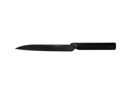 Cuchillo Santoku Tramontina Nygma con Lámina de Acero Inoxidable y Mango de Polipropileno Texturizado Negro 7"