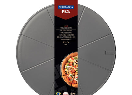 Tabla de Corte Tramontina Pizza en Polipropileno Gris