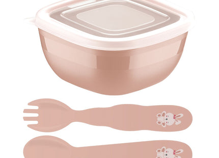 Juego Infantil Tramontina Le Petit Rosa 03 Piezas