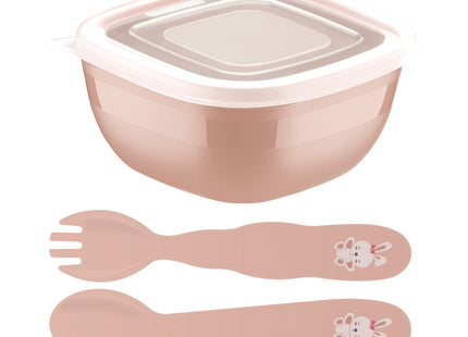 Juego Infantil Tramontina Le Petit Rosa 03 Piezas