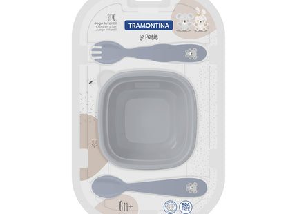 Juego Infantil Tramontina Le Petit Gris 03 Piezas