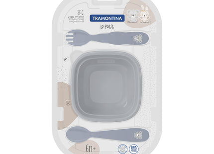 Juego Infantil Tramontina Le Petit Gris 03 Piezas