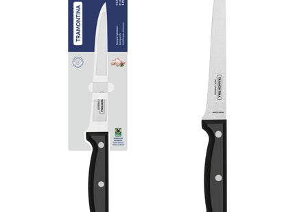 Cuchillo para Deshuesar Tramontina Ultracorte con Lámina de Acero Inoxidable y Mango de Polipropileno Negro 6"