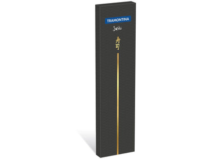 Cuchillo Deba Tramontina Sushi Gold con Lámina de Acero Inoxidable y Mango de Policarbonato con Fibra de Vidrio 8"