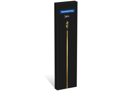 Cuchillo Deba Tramontina Sushi Gold con Lámina de Acero Inoxidable y Mango de Policarbonato con Fibra de Vidrio 8"