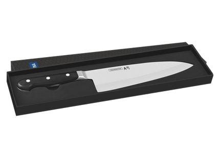 Cuchillo Deba Tramontina Sushi Gold con Lámina de Acero Inoxidable y Mango de Policarbonato con Fibra de Vidrio 8"