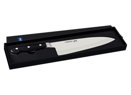 Cuchillo Deba Tramontina Sushi Gold con Lámina de Acero Inoxidable y Mango de Policarbonato con Fibra de Vidrio 8"