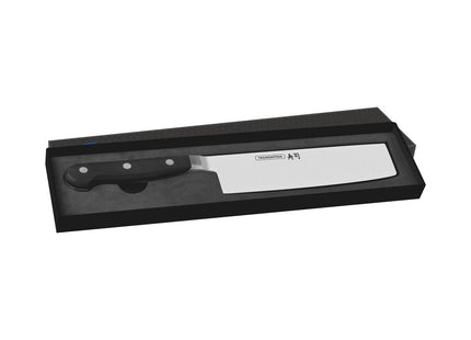 Cuchillo Nakiri Tramontina Sushi Gold con Lámina de Acero Inoxidable y Mango de Policarbonato y Fibra de Vidrio 7"