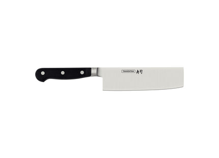 Cuchillo Nakiri Tramontina Sushi Gold con Lámina de Acero Inoxidable y Mango de Policarbonato y Fibra de Vidrio 7"
