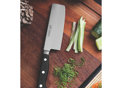 Cuchillo Nakiri Tramontina Sushi Gold con Lámina de Acero Inoxidable y Mango de Policarbonato y Fibra de Vidrio 7"