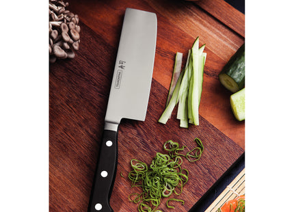 Cuchillo Nakiri Tramontina Sushi Gold con Lámina de Acero Inoxidable y Mango de Policarbonato y Fibra de Vidrio 7"