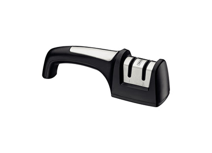 Afilador de Cuchillos Tramontina Profio Doble Faz Diamantado con Soporte en ABS y Acero Inoxidable