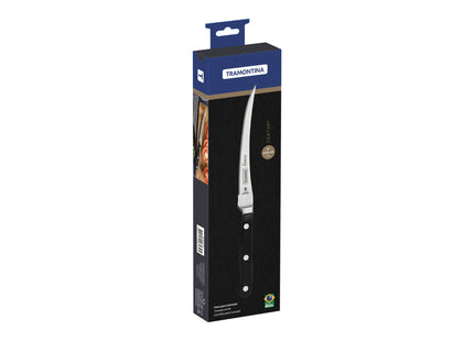 Cuchillo para Tomates Tramontina Century con Lámina en Acero Inoxidable y Mango en Policarbonato y Fibra de Vidrio Negro 5"