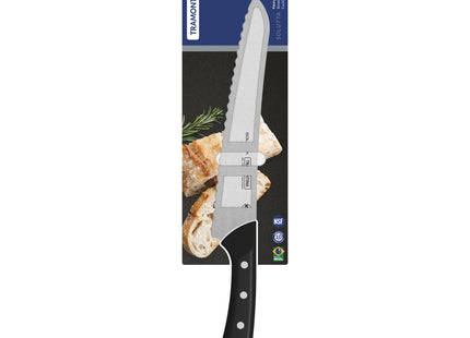 Cuchillo para Pan Tramontina Solutta con Lámina en Acero Inoxidable y Mango en Policarbonato y Fibra de Vidrio 8"