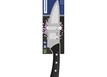 Cuchillo Chef Tramontina Solutta con Lámina en Acero Inoxidable y Mango en Policarbonato y Fibra de Vidrio 6"