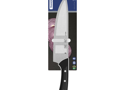 Cuchillo Chef Tramontina Solutta con Lámina en Acero Inoxidable y Mango en Policarbonato y Fibra de Vidrio 8"
