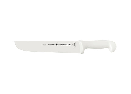 Cuchillo Asador Tramontina Profissional Master con Lámina en Acero Inoxidable y Mango de Polipropileno Blanco 10"