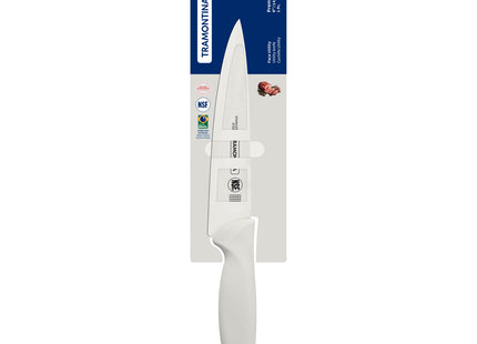 Cuchillo Utility Tramontina Premium con Lámina de Acero Inoxidable y Mango de Polipropileno Blanco 6"