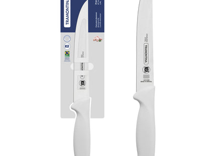Cuchillo para Deshuesar Tramontina Premium con Lámina de Acero Inoxidable y Mango de Polipropileno Blanco 6"