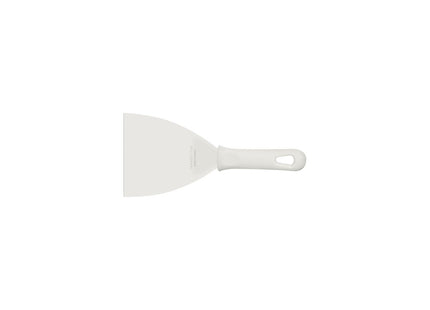 Espátula Tramontina Profesional con Lámina en Acero Inoxidable y Mango de Polipropileno Blanco 4"