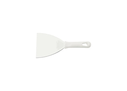 Espátula Tramontina Profesional con Lámina en Acero Inoxidable y Mango de Polipropileno Blanco 4"