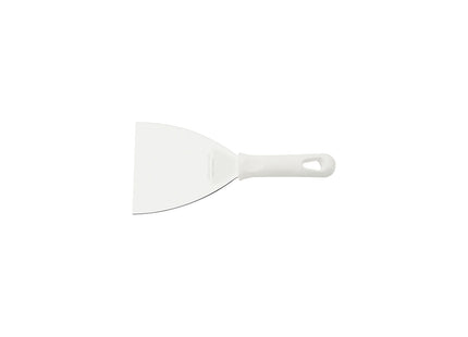 Espátula Tramontina Profesional con Lámina en Acero Inoxidable y Mango de Polipropileno Blanco 4"