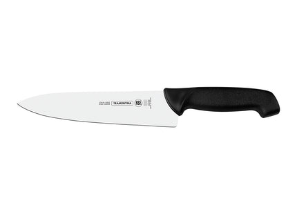 Cuchillo para Carne Tramontina Profissional Master con Lámina en Acero Inoxidable y Mango en Polipropileno Negro 8"