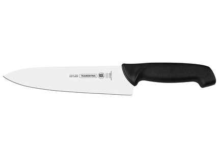 Cuchillo para Carne Tramontina Profissional Master con Lámina en Acero Inoxidable y Mango en Polipropileno Negro 8"