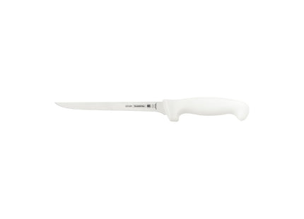 Cuchillo para Deshuesar 7" Tramontina Profissional Master con Lámina en Acero Inoxidable y Mango de Polipropileno Blanco