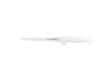 Cuchillo para Deshuesar 7" Tramontina Profissional Master con Lámina en Acero Inoxidable y Mango de Polipropileno Blanco
