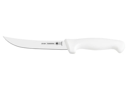 Cuchillo para Deshuesar 6" Tramontina Profesional con Lámina de Acero Inoxidable y Mango de Polipropileno Blanco