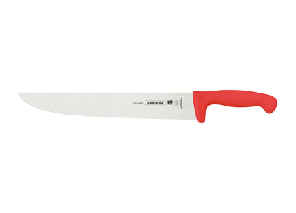 Cuchillo para Carne Tramontina Profissional Master con Lámina en Acero Inoxidable y Mango en Polipropileno Rojo 12"